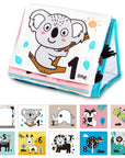 Koala - Tummy Time Foldable Mirror with Interactive Sensory Book Baby Stork