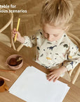 - Ultimate Baby Smock Bib - Waterproof, Long Sleeves & Catch-All Pocket Baby Stork Bibs