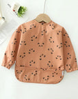 Red Panda - Ultimate Baby Smock Bib - Waterproof, Long Sleeves & Catch-All Pocket Baby Stork Bibs