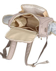 - Vegan Leather Nappy Backpack - Compact and Stylish Baby Bag Baby Stork Diaper Wet Bags