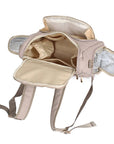 - Vegan Leather Nappy Backpack - Compact and Stylish Baby Bag Baby Stork Diaper Wet Bags