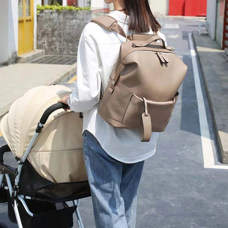 - Vegan Leather Nappy Backpack: Style Meets Sustainability Baby Stork Diaper Wet Bags