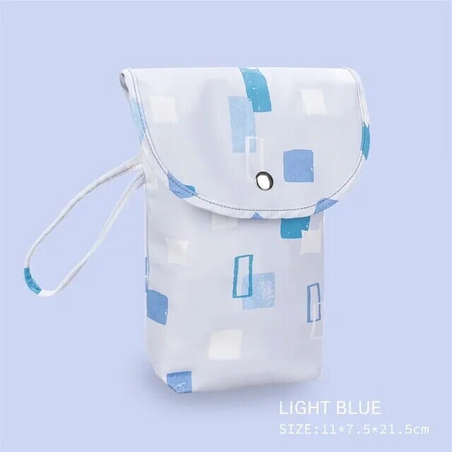 Light Blue - Waterproof Reusable Nappy Bag - Multiple Colours Storkke Diaper Wet Bags