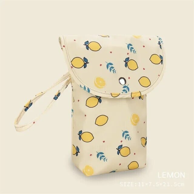 Lemon - Waterproof Reusable Nappy Bag - Multiple Colours Storkke Diaper Wet Bags