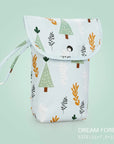 Waterproof Reusable Nappy Bag - Multiple Colours Diaper Wet Bags Storkke Forest