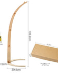 - Elegant Wooden Cot Arm for Nursery Mobiles - Floor Stand Design Baby Stork Baby Mobile