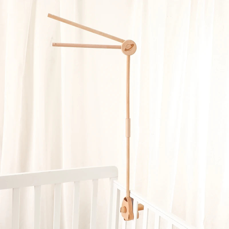- Wooden Mobile Cot Arm – Rocket Design Baby Stork Baby Mobile