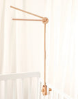- Wooden Mobile Cot Arm – Rocket Design Baby Stork Baby Mobile