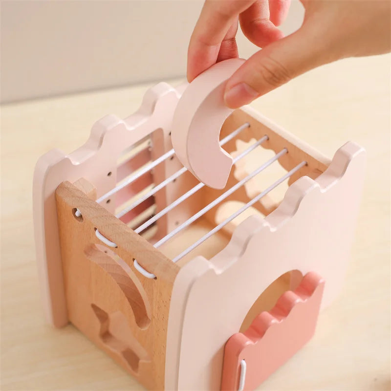 - Wooden Princess Castle Busy Cube Baby Stork Baby Toys & Activity Equipment