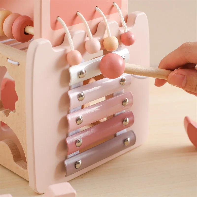 - Wooden Princess Castle Busy Cube Baby Stork Baby Toys & Activity Equipment