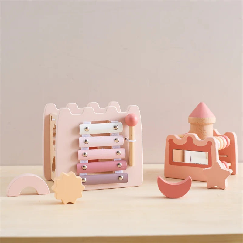 - Wooden Princess Castle Busy Cube Baby Stork Baby Toys & Activity Equipment