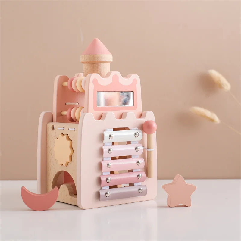 - Wooden Princess Castle Busy Cube Baby Stork Baby Toys & Activity Equipment