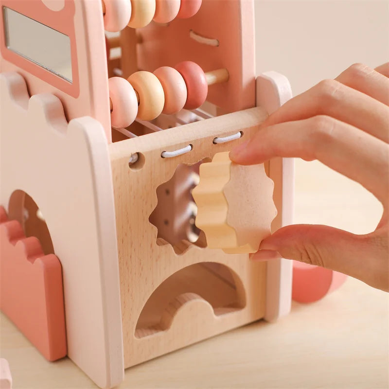 - Wooden Princess Castle Busy Cube Baby Stork Baby Toys & Activity Equipment
