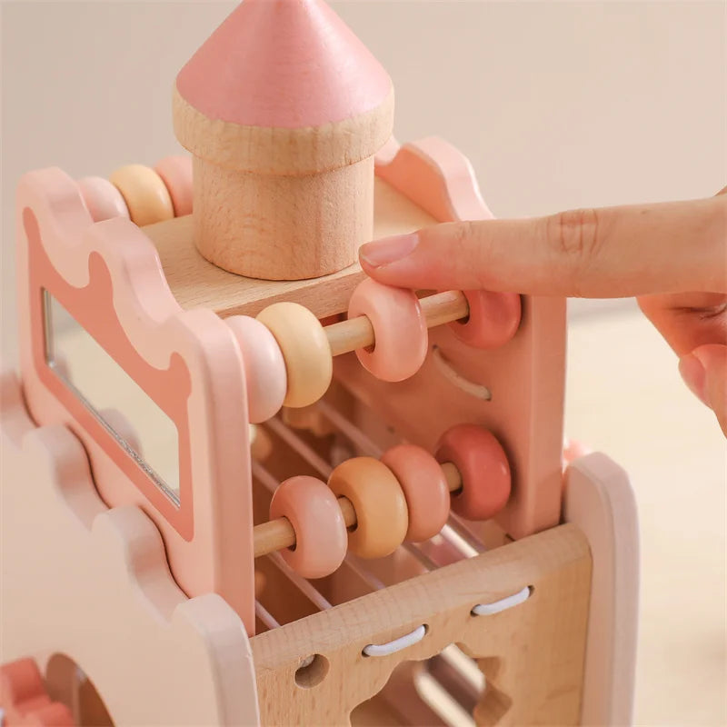- Wooden Princess Castle Busy Cube Baby Stork Baby Toys & Activity Equipment