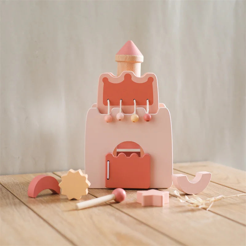 - Wooden Princess Castle Busy Cube Baby Stork Baby Toys & Activity Equipment