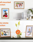 - Wooden Smart Digital Photo Frame 10.1 Inch 32GB Frameo Digital Photo Frame