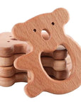 Koala - Wooden Teethers - Animal Shaped Baby Teething Toys Storkke Baby Soothers