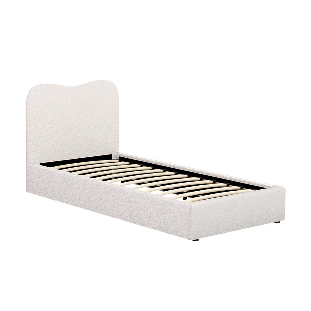 - Single Boucle Bed Frame – Beige Baby Stork Baby &amp; Kids &gt; Kid&#39;s Furniture &gt; Kid&#39;s Beds &amp; Bed Frames
