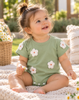 Heart, Cloud & Flower Baby Bodysuit