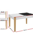 - 3PCS Kids Table and Chair Set with Storage & Chalkboard Desk | Play & Activity Table Keezi Baby & Kids > Baby & Kid's Toys > Pretend Play