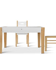 - 3PCS Kids Table and Chair Set with Storage & Chalkboard Desk | Play & Activity Table Keezi Baby & Kids > Baby & Kid's Toys > Pretend Play