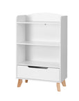 - Kids Bookshelf | 3-Tier Storage with Drawer & Open Shelving Keezi Baby & Kids > Kid's Furniture > Kid's Bookcases & Shelves
