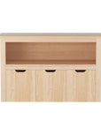 - 3-Drawer Kids Bookshelf – Wooden Toy & Book Storage Keezi Kids Furniture > Living Room > Bookcases & Shelves
