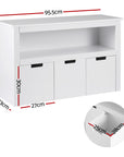 - Kids Bookshelf with 3 Drawers | Toy Storage & Bookcase Organiser Keezi Baby & Kids > Kid's Furniture > Kid's Bookcases & Shelves