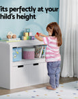 - Kids Bookshelf with 3 Drawers | Toy Storage & Bookcase Organiser Keezi Baby & Kids > Kid's Furniture > Kid's Bookcases & Shelves