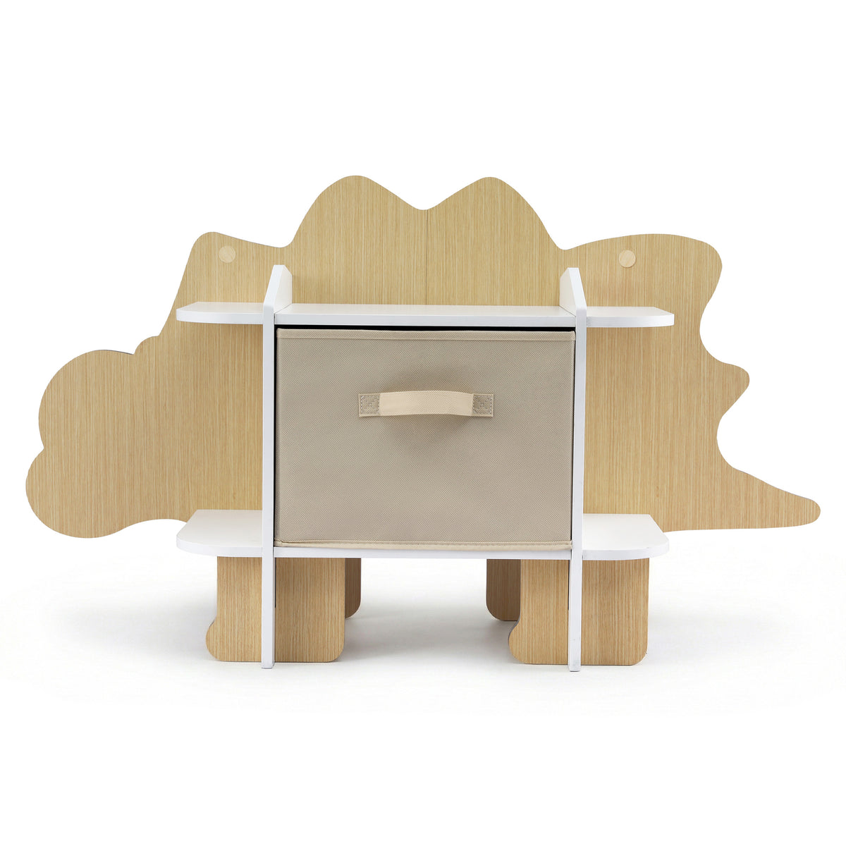 - Dinosaur Kids Bookshelf &amp; Toy Storage with Fabric Drawer Keezi Baby &amp; Kids > Kid's Furniture > Kid's Bookcases &amp; Shelves