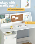 - Kids Study Desk & Chair Set | Storage Cabinet & Corkboard Organiser Keezi Baby & Kids > Kid's Furniture > Kid's Desks