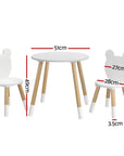 - Kids Table and Chairs Set | Wooden Activity Desk for Play & Learning Keezi Baby & Kids > Kid's Furniture > Kid's Desks
