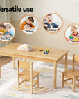 - Kids Table and 2 Chairs Set | Durable Pinewood Furniture for Play & Learning Keezi Baby & Kids > Kid's Furniture > Kid's Tables, Chairs & Seats