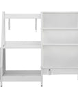 - 3-Tier Kids Bookshelf with Sling Storage – White Keezi Kids Baby & Kids > Kid's Furniture > Kid's Bookcases & Shelves