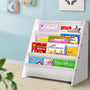 - 4-Tier Kids Bookshelf | Magazine Shelf & Bookcase Organizer – White Keezi Baby & Kids > Kid's Furniture > Kid's Bookcases & Shelves