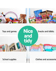 - Kids Toy Storage Box & Organiser Chest – White Keezi Baby & Kids > Kid's Furniture > Toy Boxes