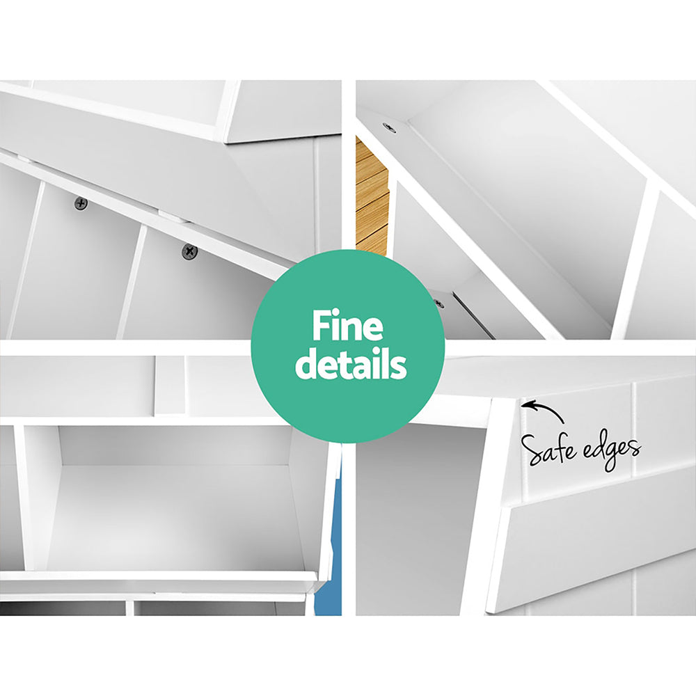 - Kids Stackable Storage Rack with Open Cubbies | Display Stackable Keezi Baby & Kids > Kid's Furniture > Kid's Bookcases & Shelves