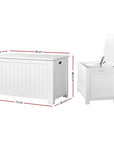 - Kids Toy Box Chest – White Storage Organizer for Toys, Clothes & Blankets Keezi Baby & Kids > Kid's Furniture > Toy Boxes