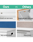 - Kids Toy Box Chest – White Storage Organizer for Toys, Clothes & Blankets Keezi Baby & Kids > Kid's Furniture > Toy Boxes