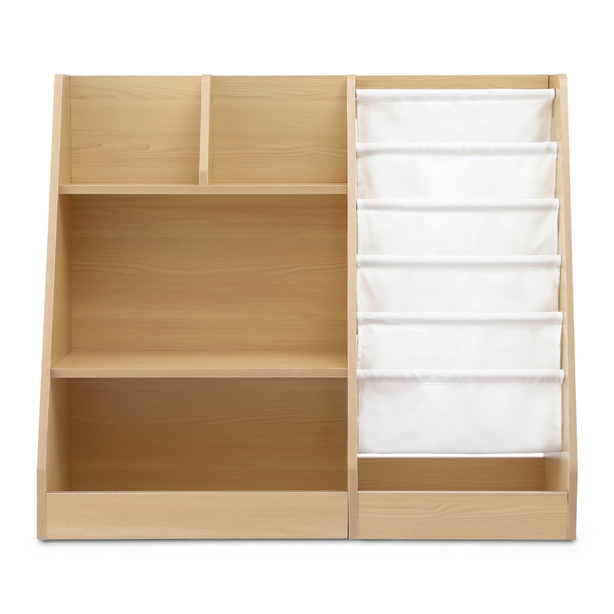 - Bookshelf with Sling, Drawer &amp; Open Shelves | Wooden Storage Organiser for Playroom Baby Stork Baby &amp; Kids > Kid's Furniture > Kid's Bookcases &amp; Shelves