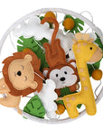 - Luxury Felt Baby Mobile - Jungle Safari Nursery Mobiles Baby Stork Baby Mobile
