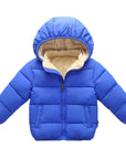 Blue - Winter Thick Hooded Jacket Baby Stork