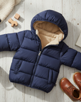 - Winter Thick Hooded Jacket Baby Stork