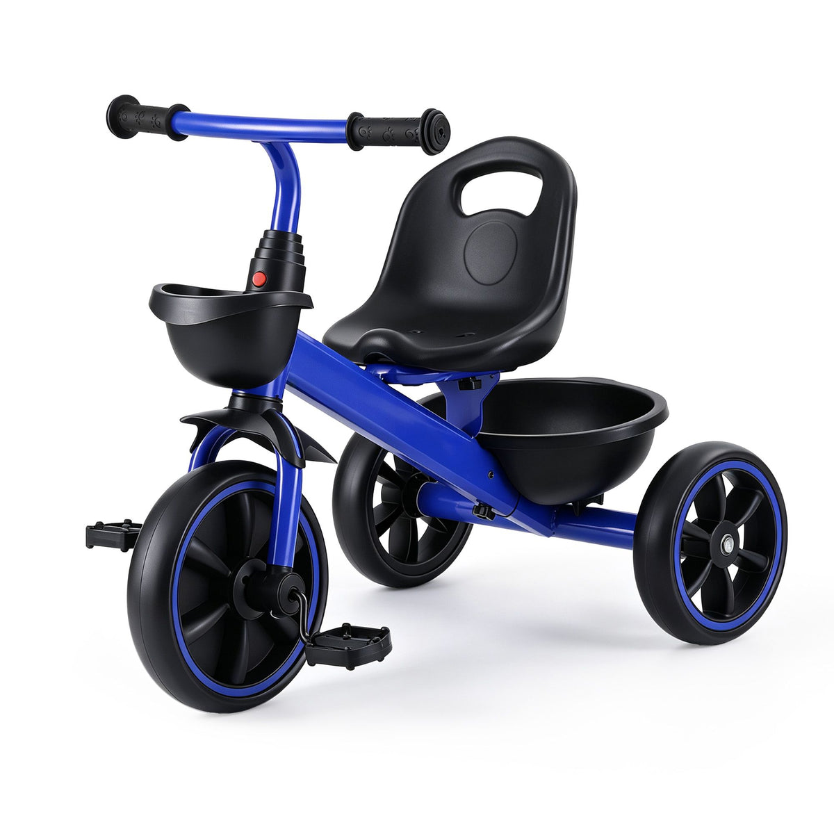 - RIGO Tricycle Bike, Kids Bike with 3 wheels, basket Carbon Steel 68cm Blue Baby Stork Baby &amp; Kids > Ride On Cars, Go-karts &amp; Bikes > Bikes &amp; Scooters
