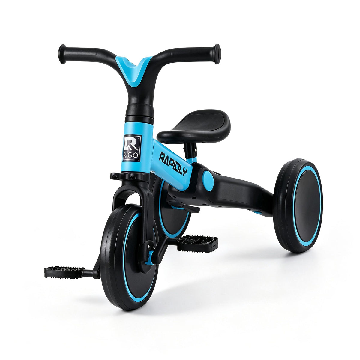 - RIGO Tricycle Bike, Kids Bike with 3 wheels, Carbon Steel 70cm Blue Baby Stork Baby &amp; Kids > Ride On Cars, Go-karts &amp; Bikes > Bikes &amp; Scooters