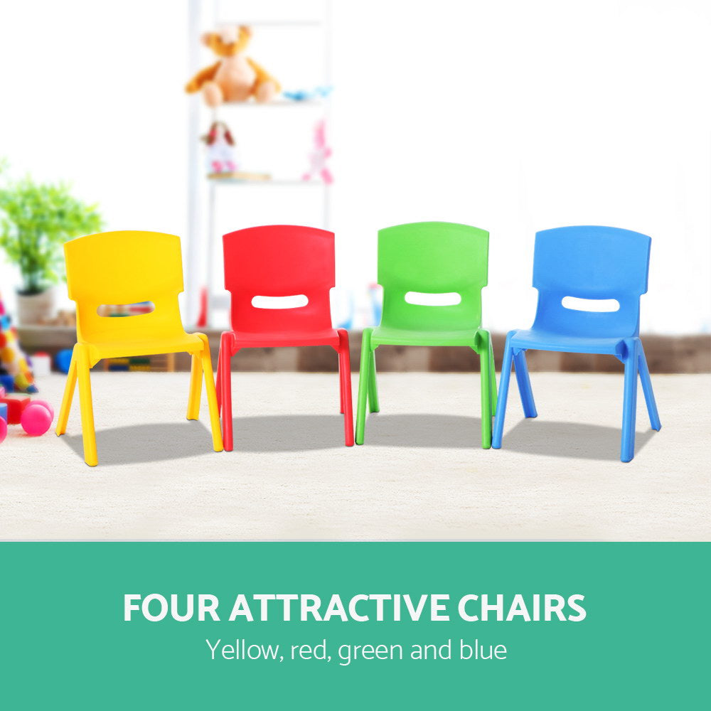 - Kids Plastic Chairs Set of 4 | Children's Activity Chairs Keezi Baby & Kids > Kid's Furniture > Kid's Tables, Chairs & Seats