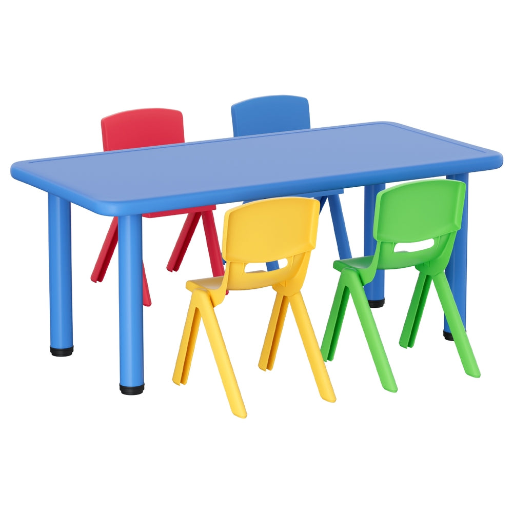 - 5 Piece Kids Activity Table &amp; 4 Chairs Set Keezi Baby &amp; Kids > Kid's Furniture > Kid's Tables, Chairs &amp; Seats