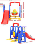 - Kids 3-in-1 Slide & Swing Playset with Basketball Hoop | Indoor & Outdoor Playground Keezi Baby & Kids > Baby & Kid's Toys > Outdoor Play Equipment