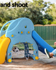 - Kids 5-in-1 Slide & Baseball Playset | Basketball Hoop, Football Goal & Climbing Frame | Indoor & Outdoor Fun Keezi Baby & Kids > Baby & Kid's Toys > Outdoor Play Equipment