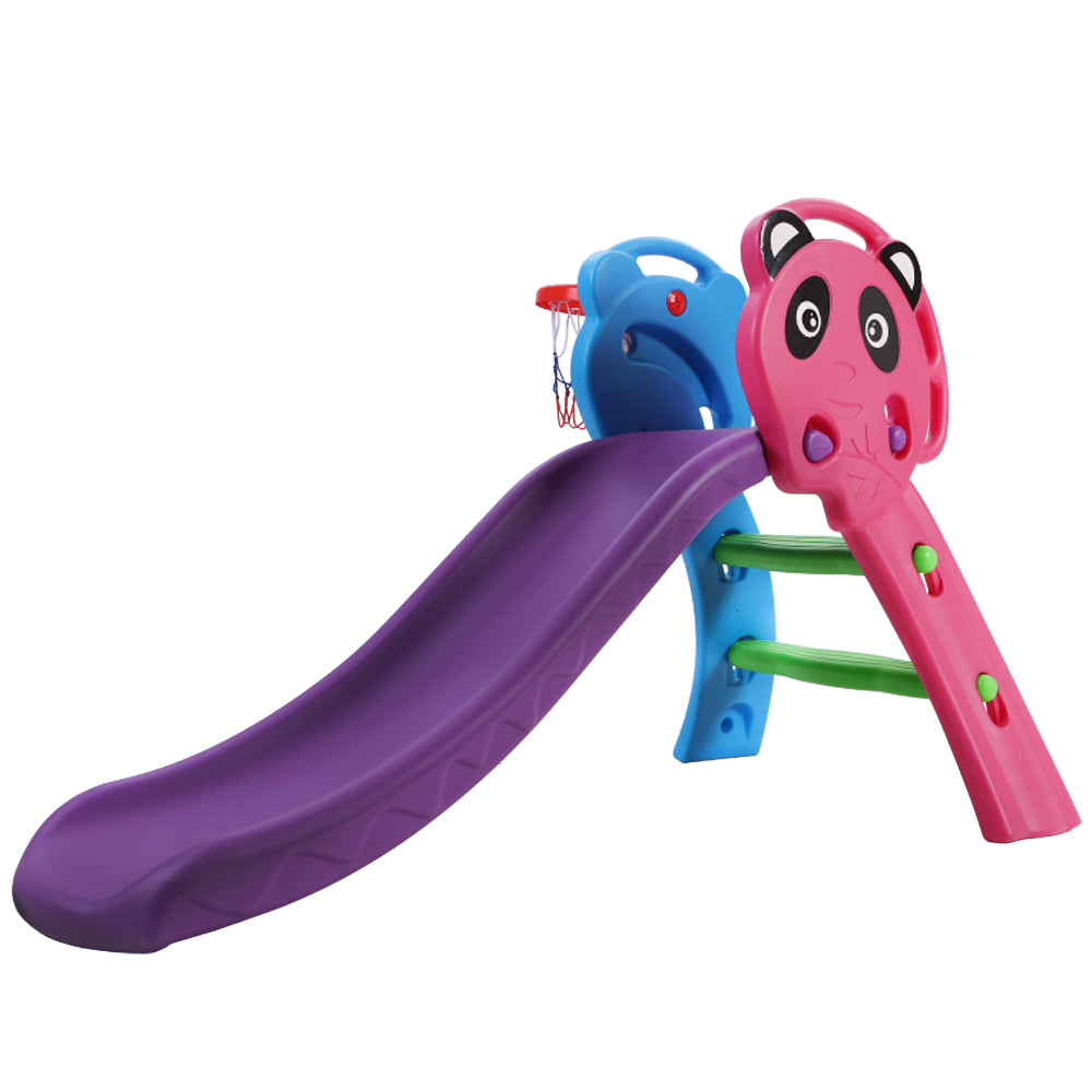 - Keezi Kids Slide Set Basketball Hoop Indoor Outdoor Playground Toys 100cm Blue Keezi Baby &amp; Kids > Baby &amp; Kid's Toys > Outdoor Play Equipment